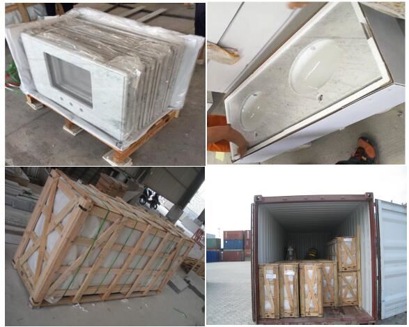 volakas marble countertops packing,loading