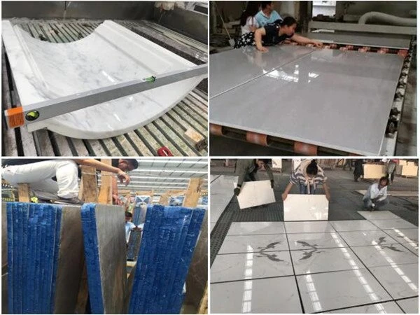 thassos white marble  inspection