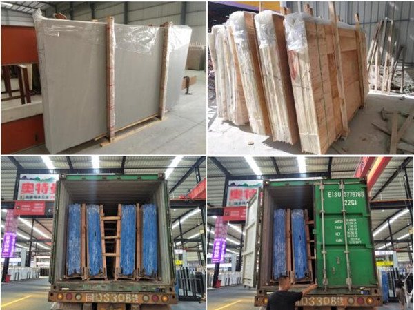 black marble slab packing loading black marble slab packing loading