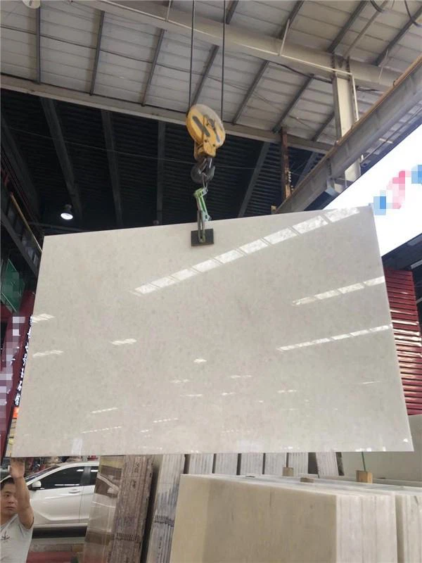 crystal white marble slab for background