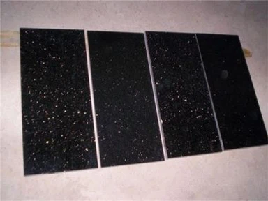 Melna Galaxy granīta flīze