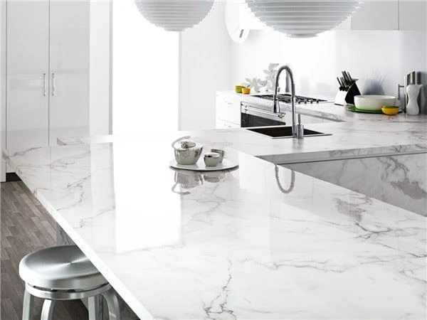 volakas marble countertops for kitchen