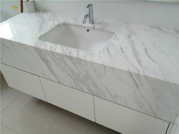 volakas marble countertops for vanity