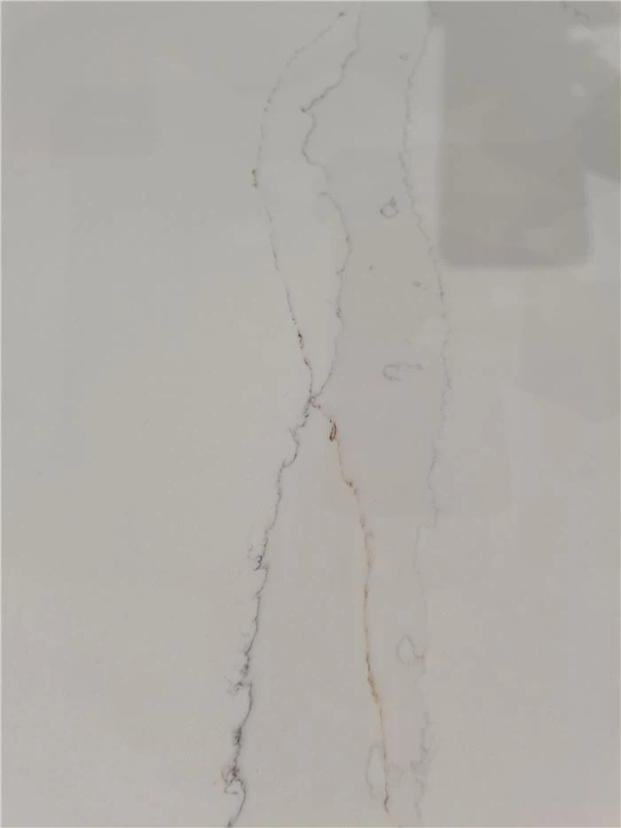 calacatta lusso quartz polished slab