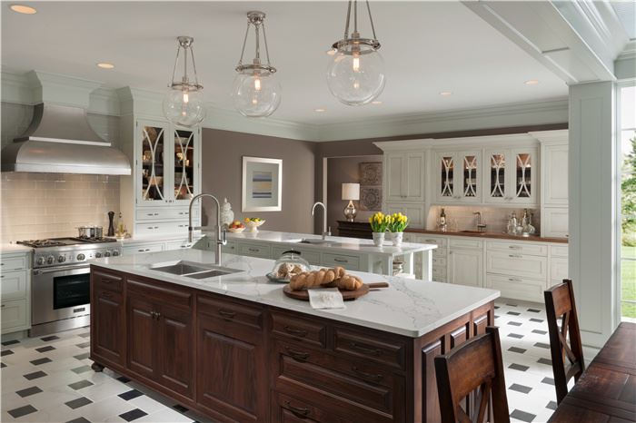 calacatta quartz dining table for kitchen