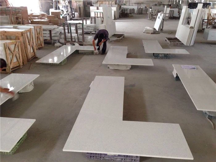 sparkling white quartz bathroom kitchen top