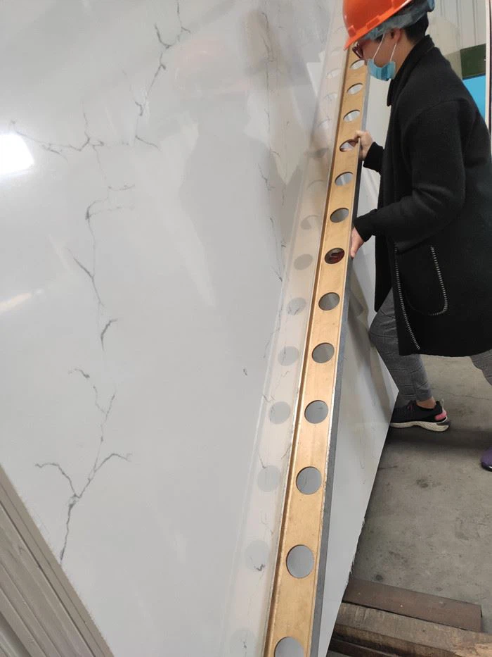 Venatino white quartz slab engineered stone