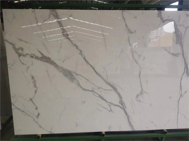 Calacatta White Nano Crystallized Glass Stone