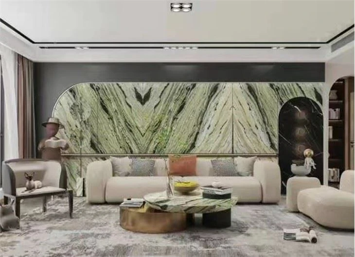 Green Marble Table
