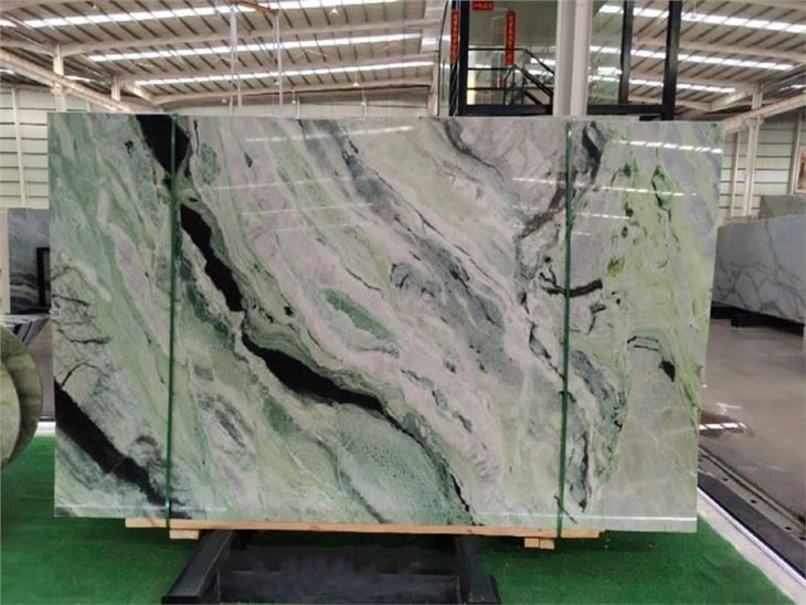 Nefrīta zaļā marmora plāksne
