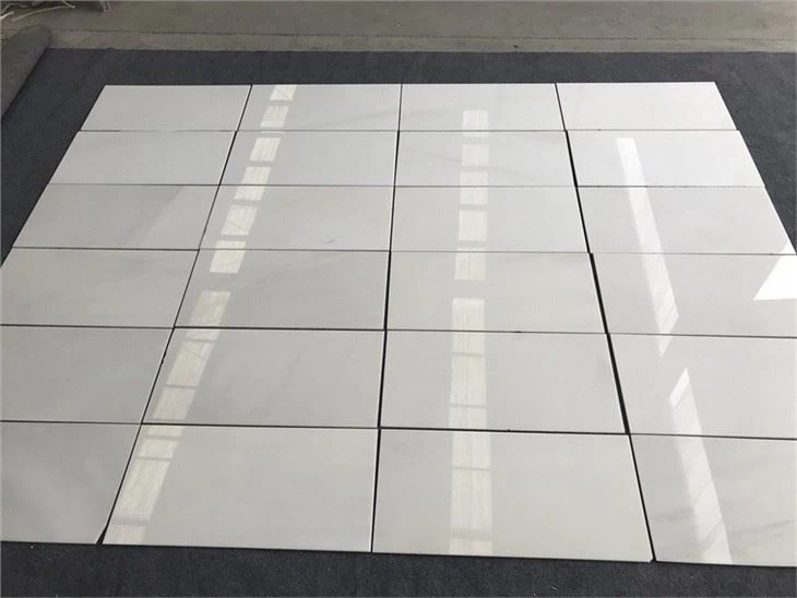 Royal Satin White Marble Tile