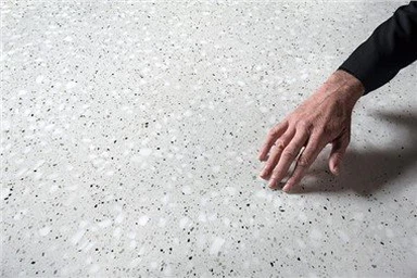 Pērle Balts Terrazzo Plātne