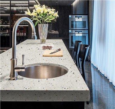 Terrazzo flīžu vannas istabas grīda