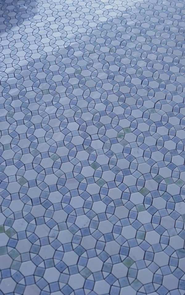 Blue Marble Mosaic Tiles
