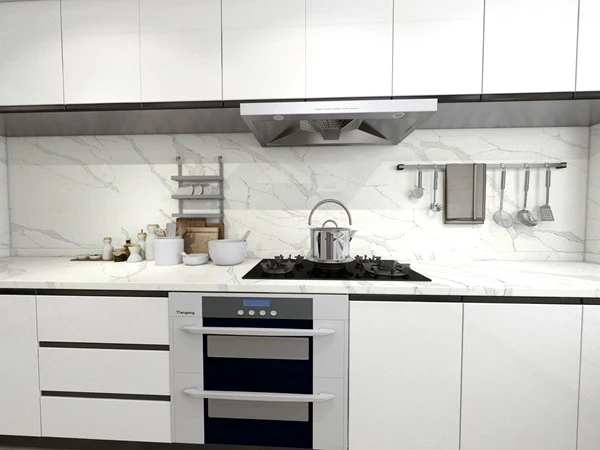 calacatta oro quartz Kitchentop