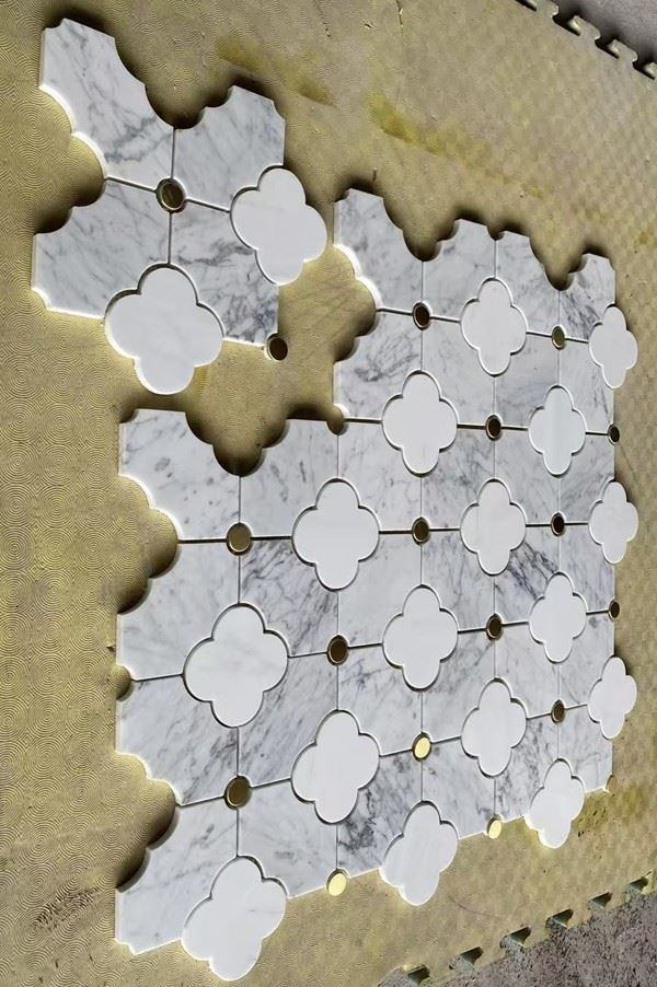 Carrara White Marble Mosaic Tiles