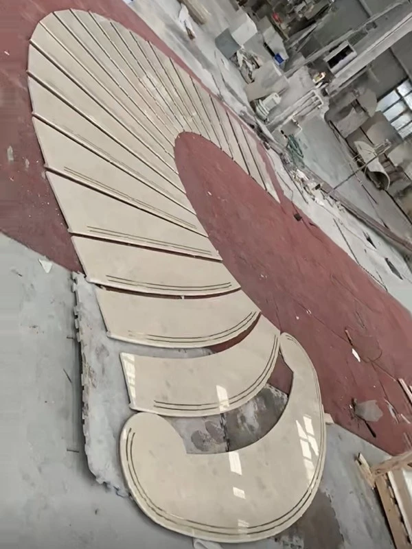 Ottoman Beige Marble spiral stair