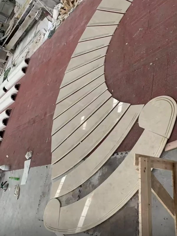 Beige Marble stairs