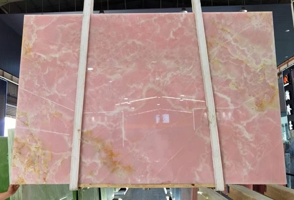 Light Pink Onyx Slabs