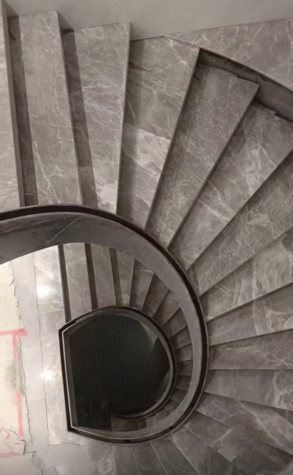 Silver Emperador Marble Steps