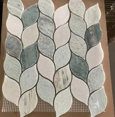 Zaļā marmora mozaīkas flīze