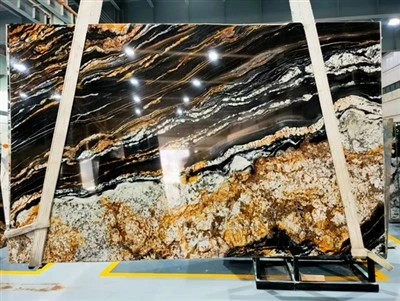 Magma zelta granīta plāksne
