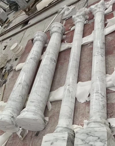 Statuario Venato marmora kolonna